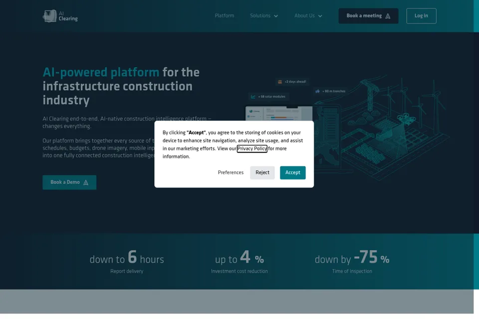 Landing page preview