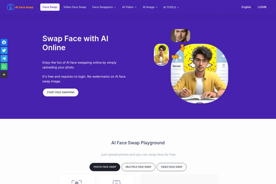 Landing page preview