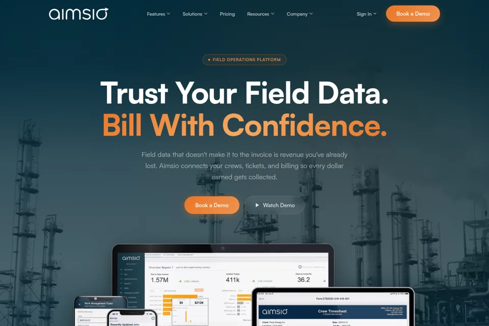 Landing page preview