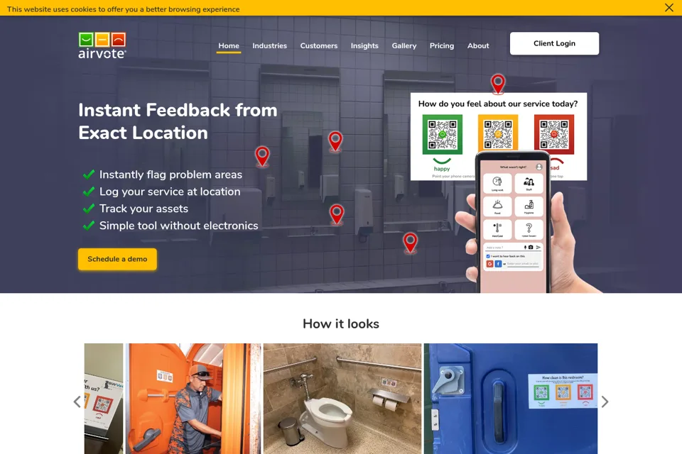 Landing page preview