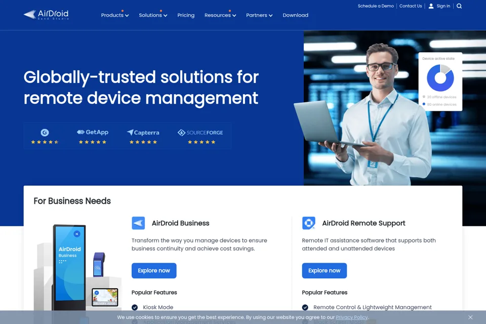 Landing page preview