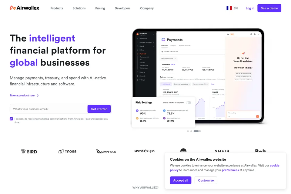 Landing page preview