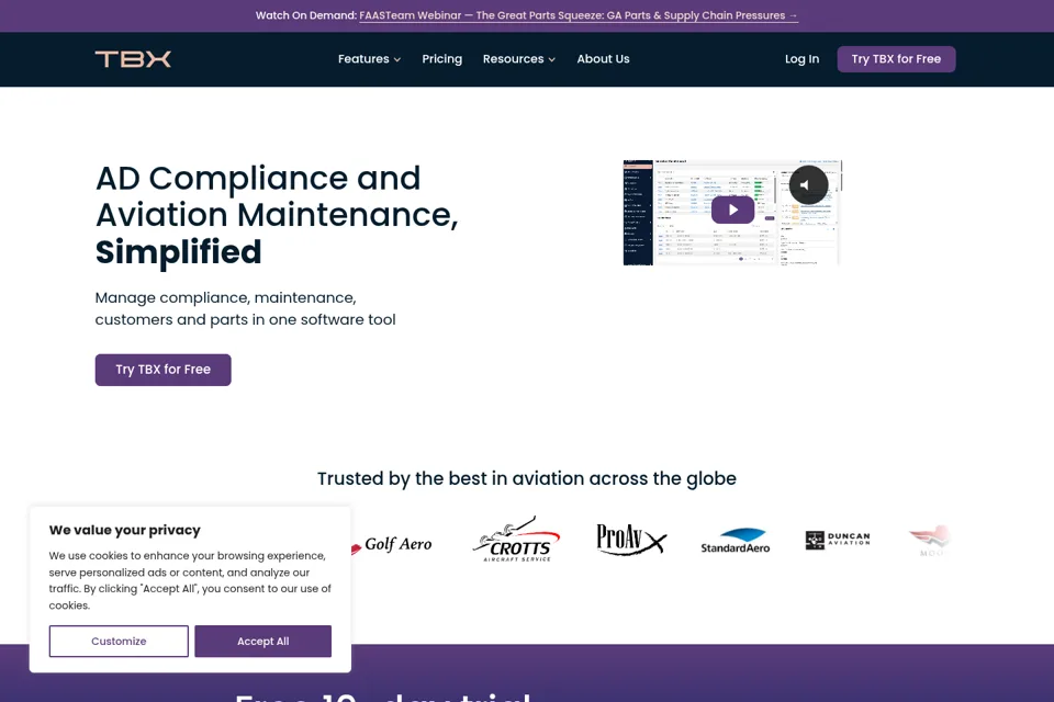 Landing page preview