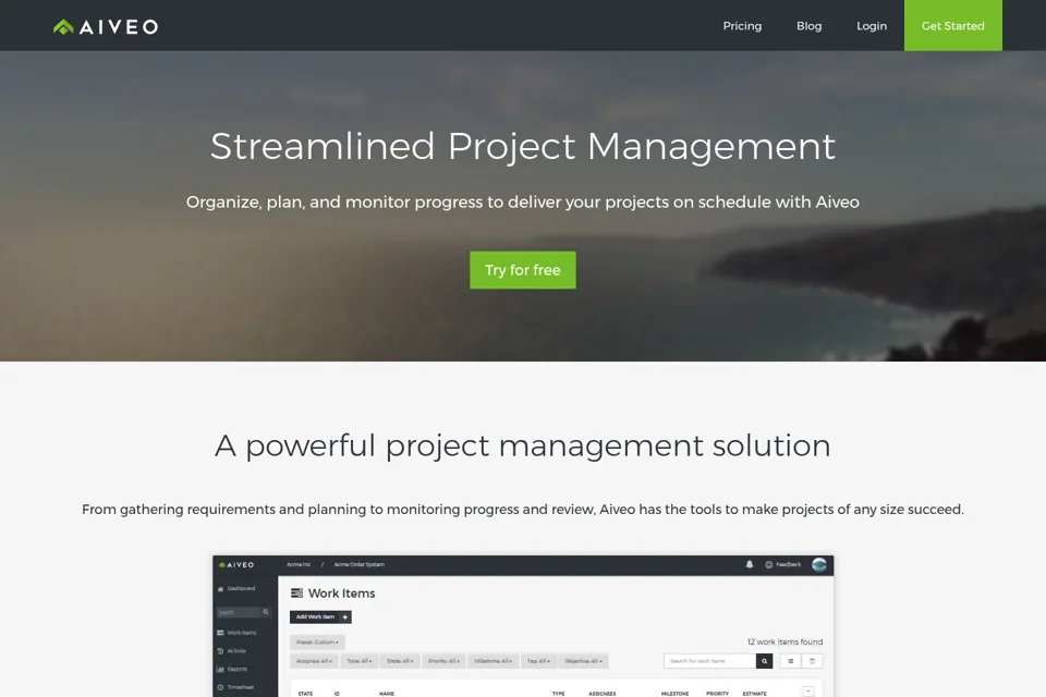 Landing page preview