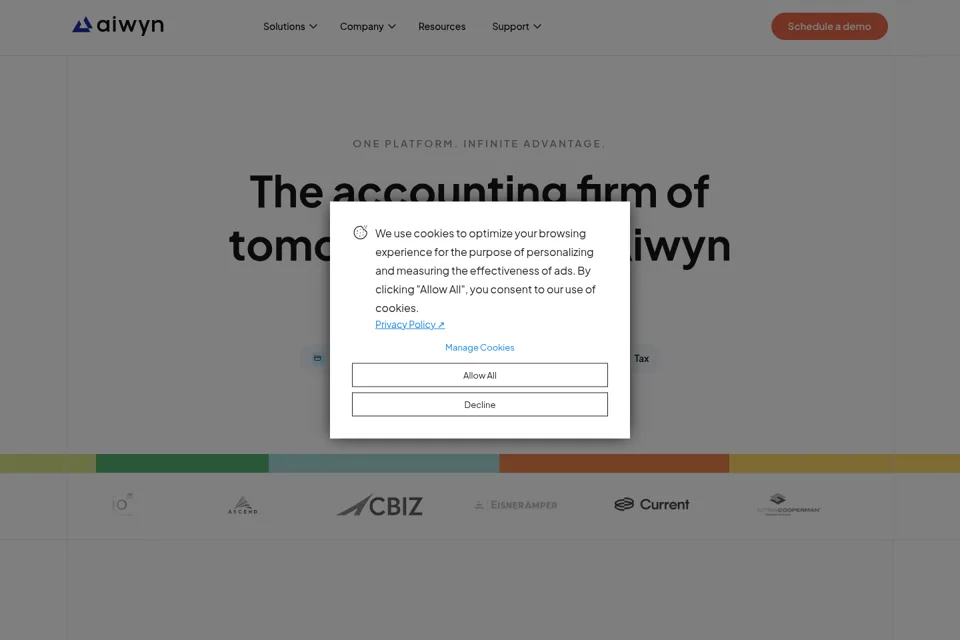 Landing page preview