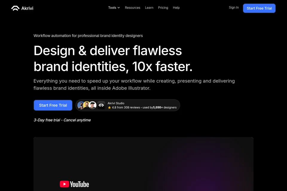 Landing page preview