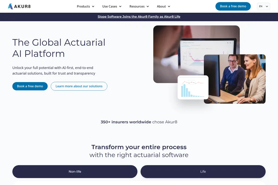 Landing page preview