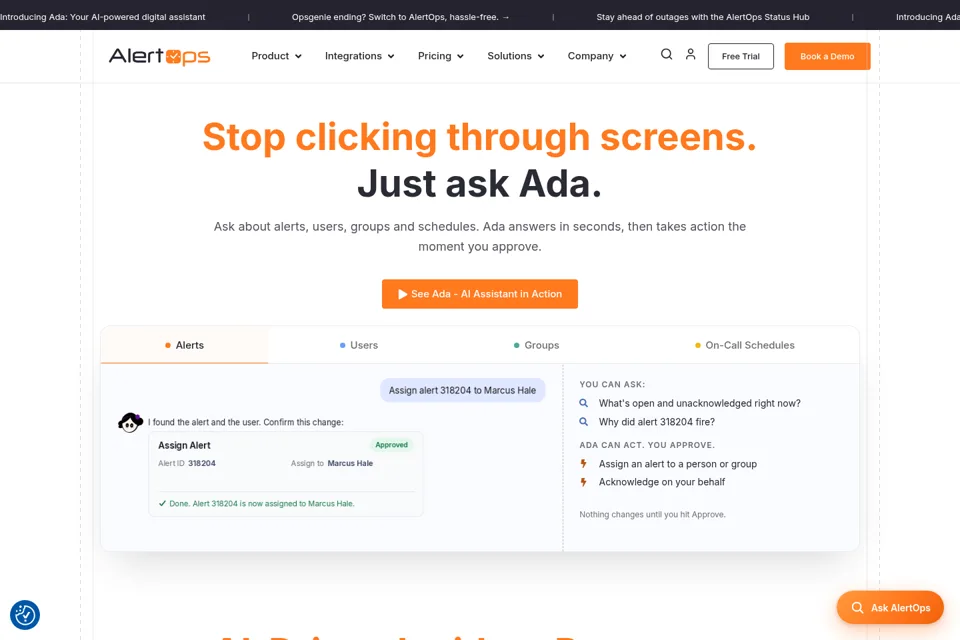 Landing page preview