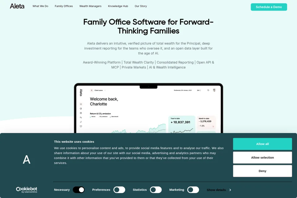 Landing page preview