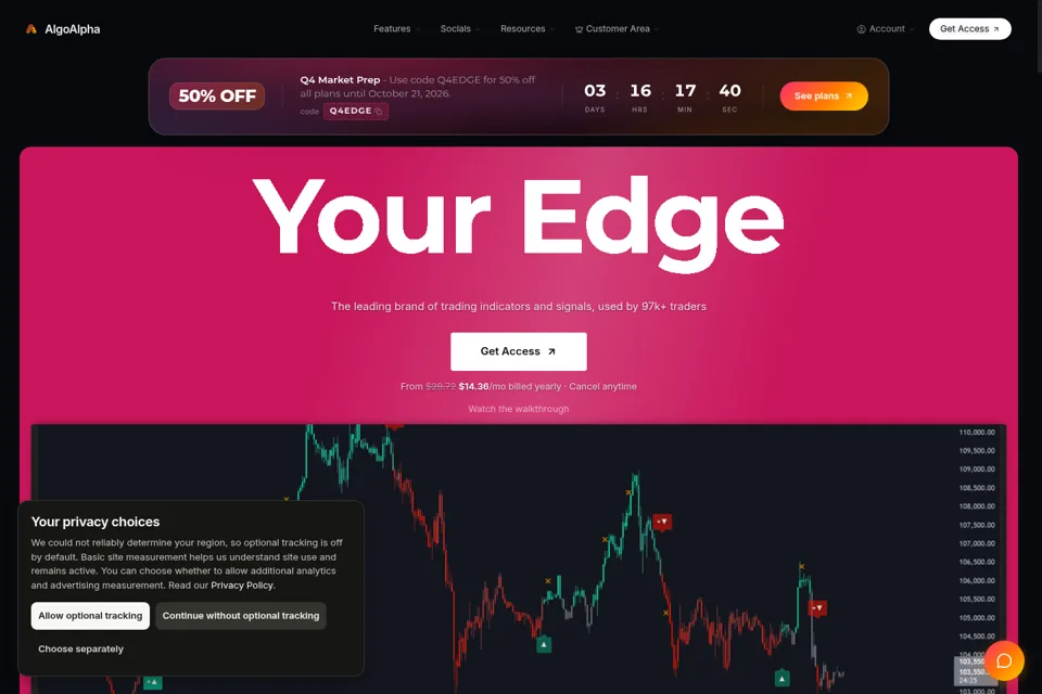 Landing page preview