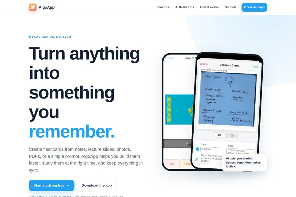 Landing page preview