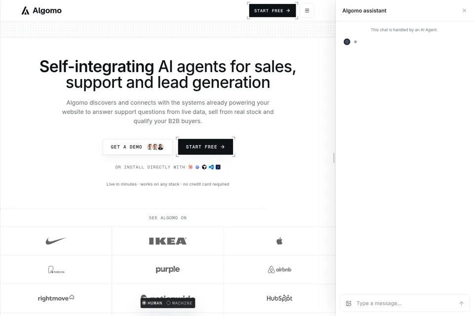 Landing page preview