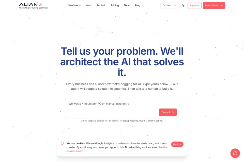 Landing page preview