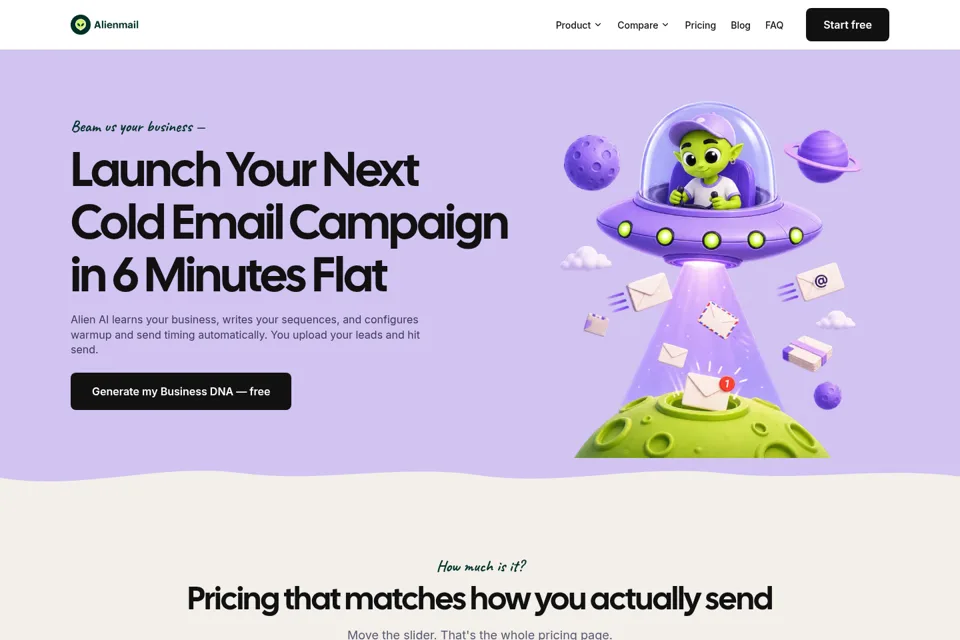 Landing page preview