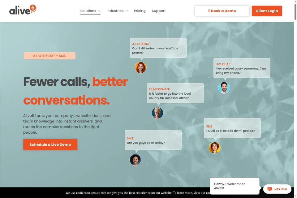 Landing page preview