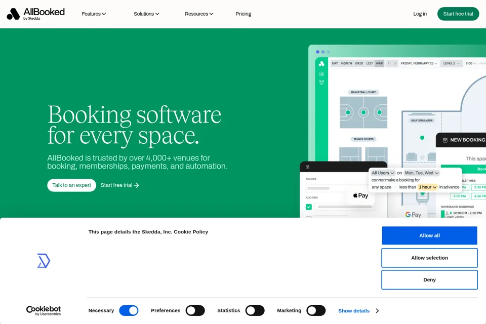 Landing page preview