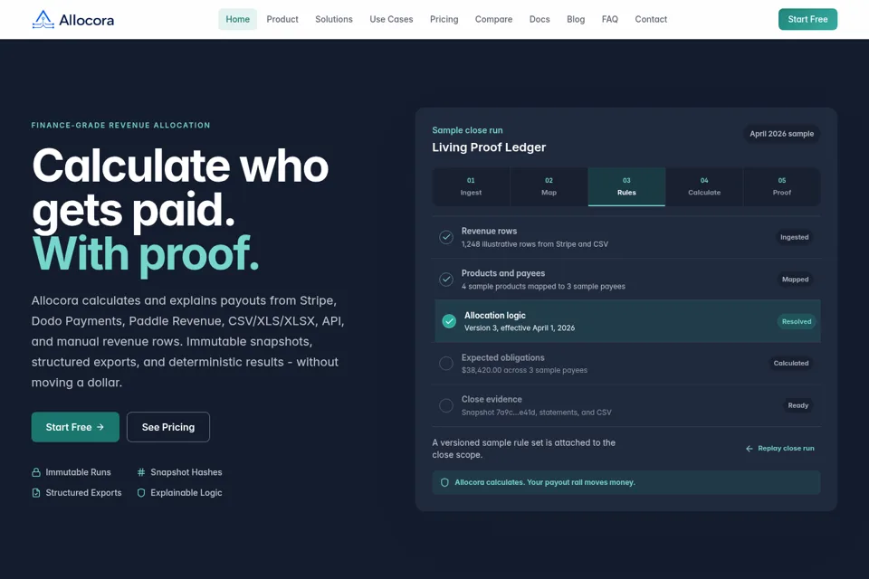 Landing page preview