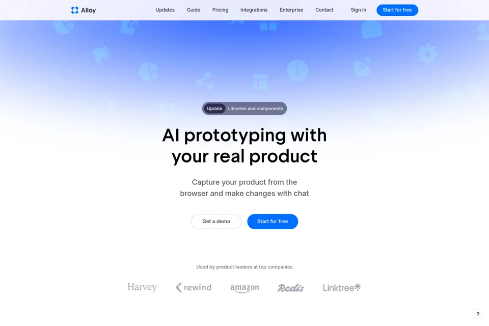 Landing page preview