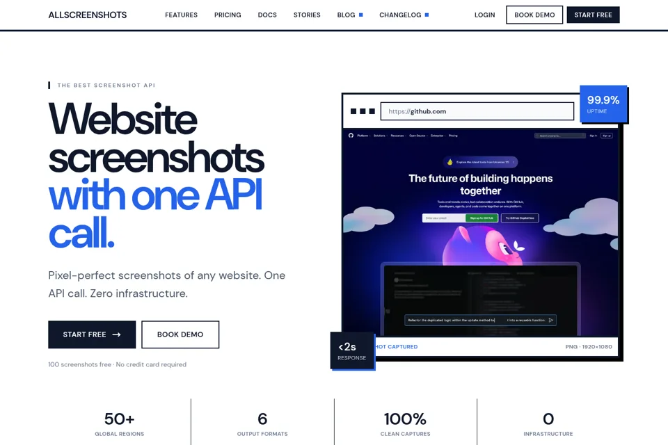 Landing page preview