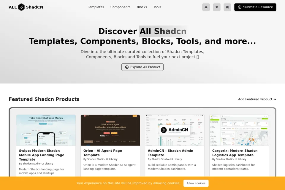 Landing page preview