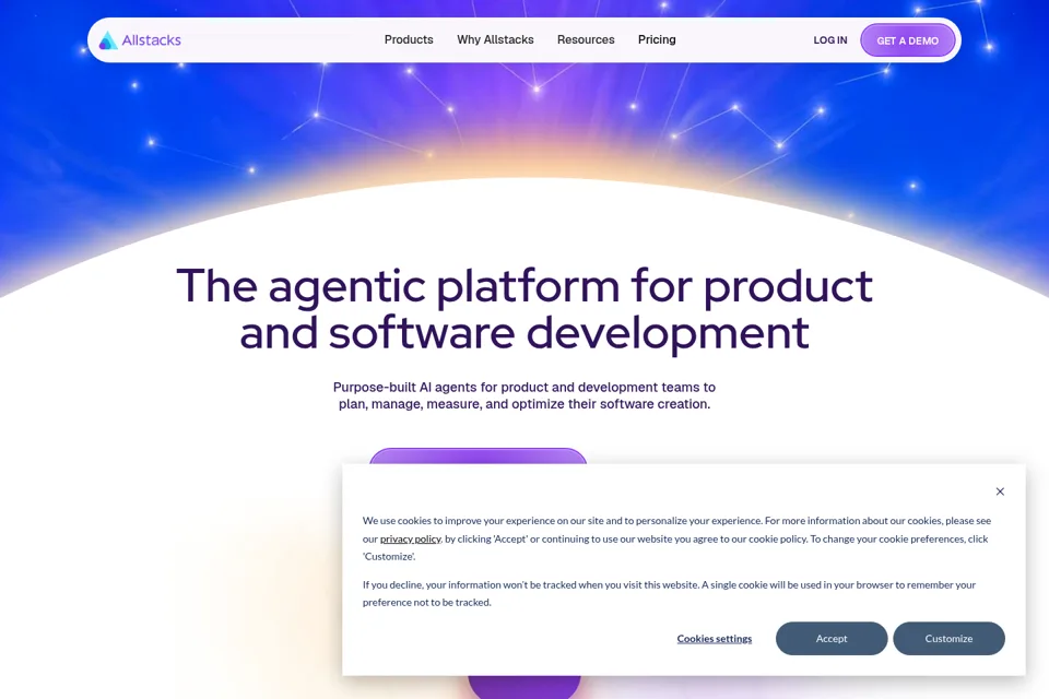 Landing page preview