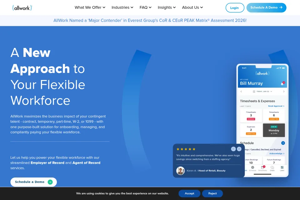 Landing page preview