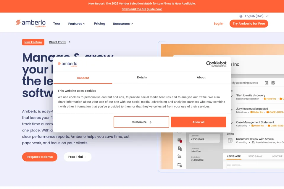 Landing page preview