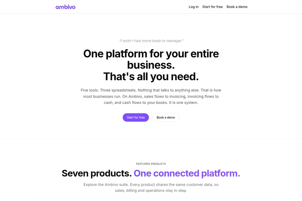 Landing page preview