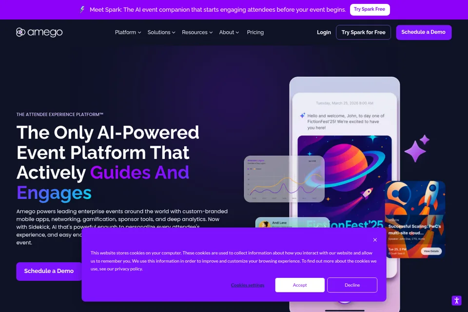 Landing page preview