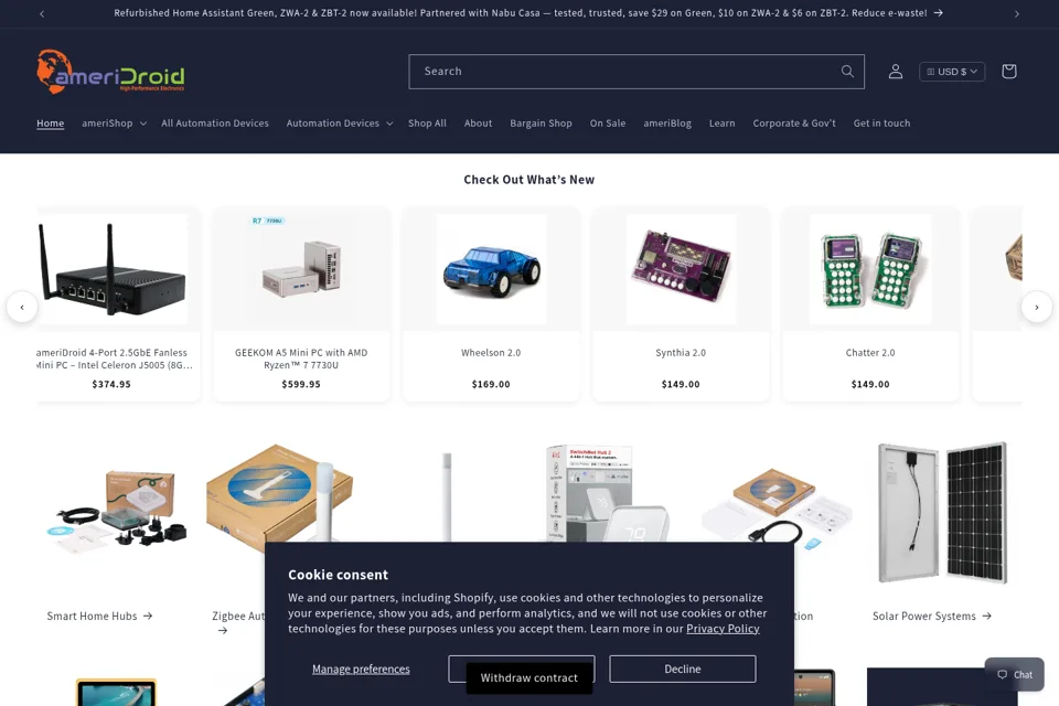 Landing page preview