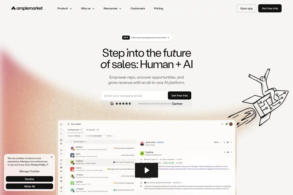 Landing page preview
