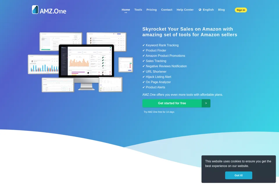 Landing page preview