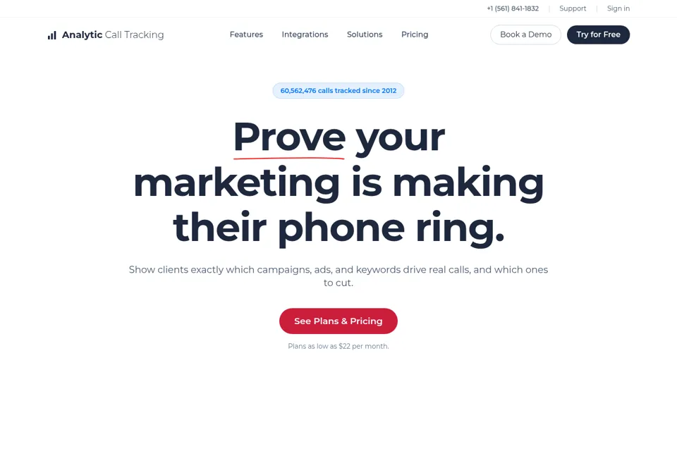Landing page preview