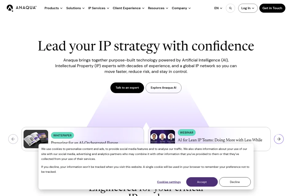 Landing page preview