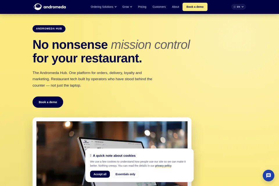 Landing page preview