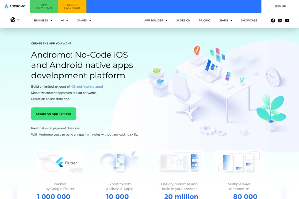 Landing page preview