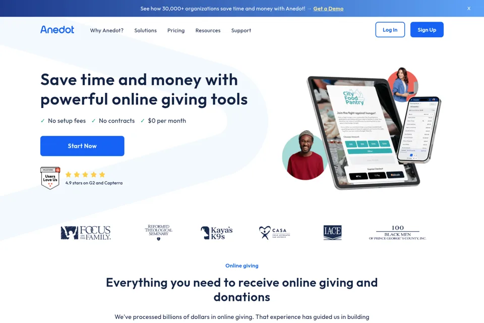 Landing page preview