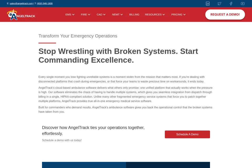 Landing page preview