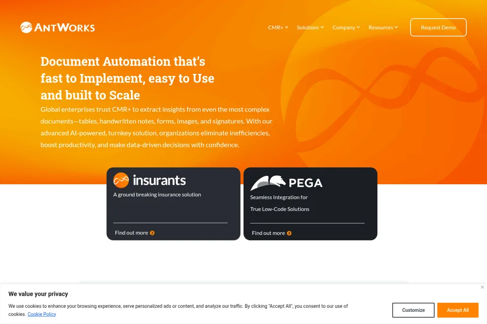 Landing page preview