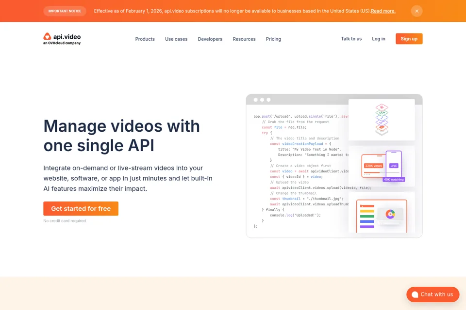 Landing page preview