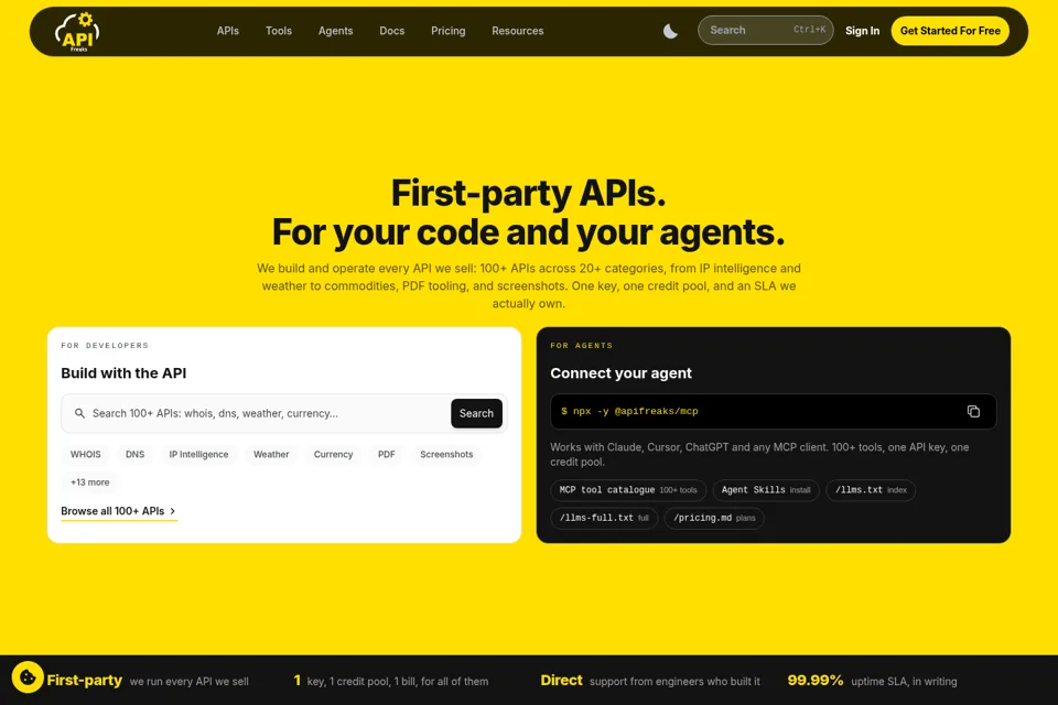 Landing page preview