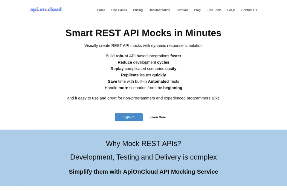 Landing page preview