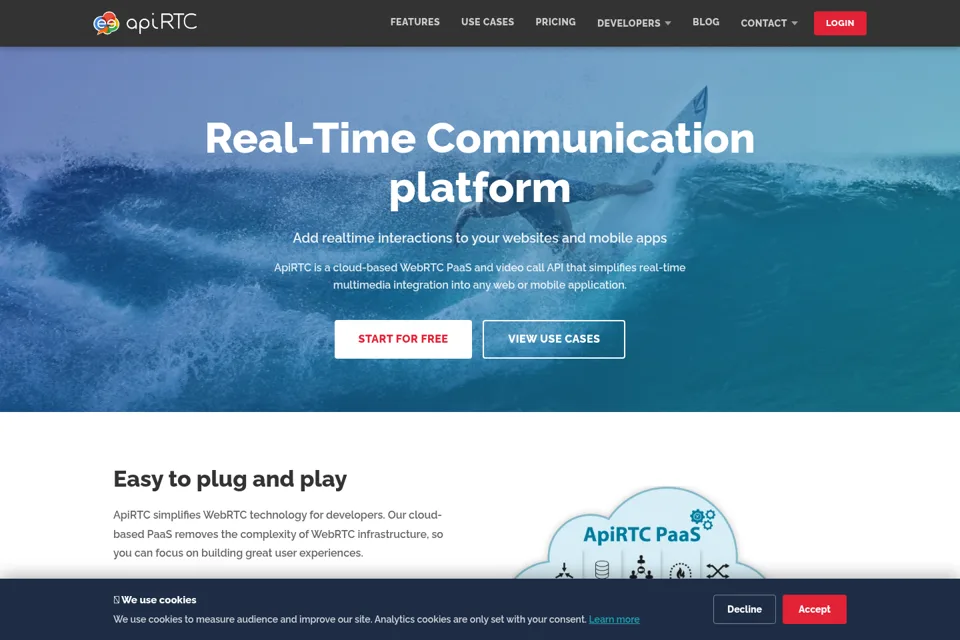 Landing page preview