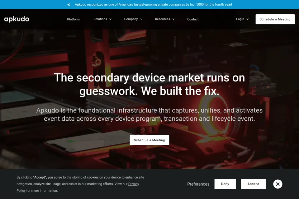 Landing page preview