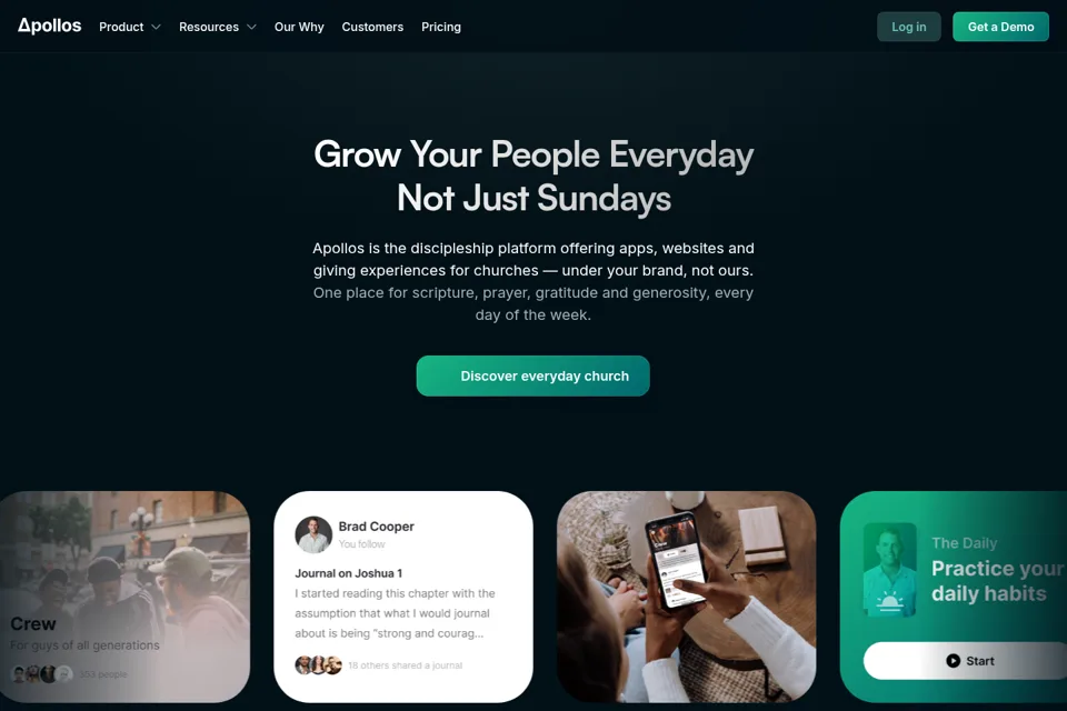 Landing page preview