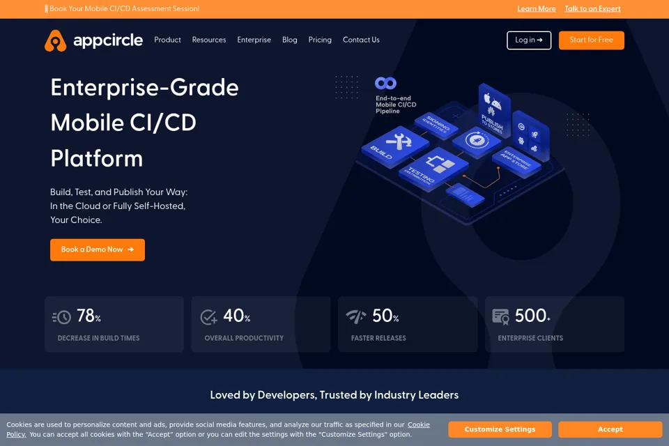 Landing page preview