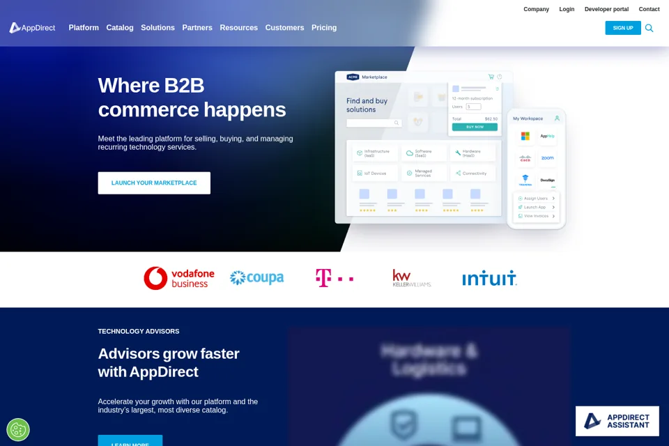 Landing page preview