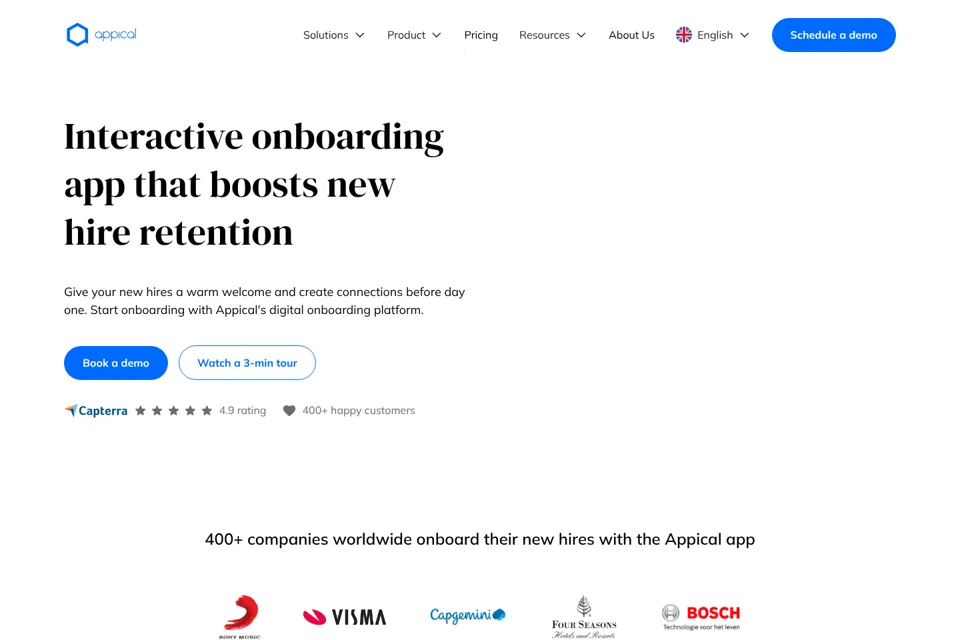 Landing page preview