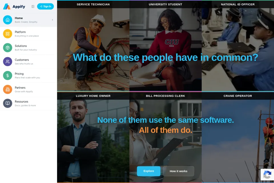 Landing page preview