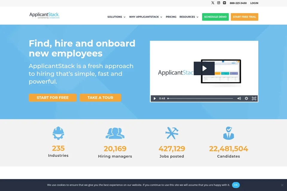 Landing page preview